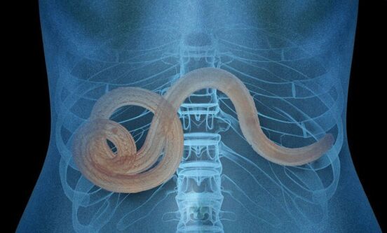 паразит в човешкото тяло